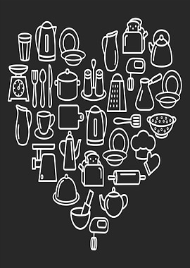 Heart of Kitchen Utensils