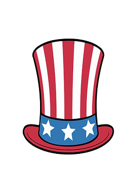 Uncle Sam Top Hat
