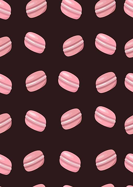 Pink Macarons Pattern