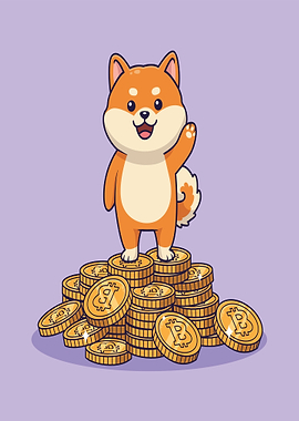 Shiba Inu on Bitcoin Coins