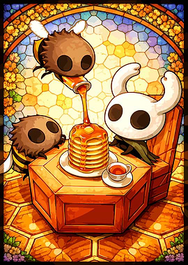 Hollow Knight Stained Glass