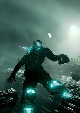 Isaac Clarke in Zero Gravity