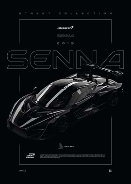 McLaren Senna GTR 2019 Poster