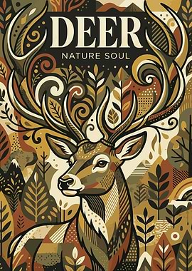 Deer Nature Soul Illustration