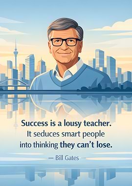 Bill Gates quote on success