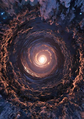 Cosmic Swirl Tunnel