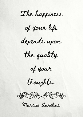 Marcus Aurelius Happiness Quote