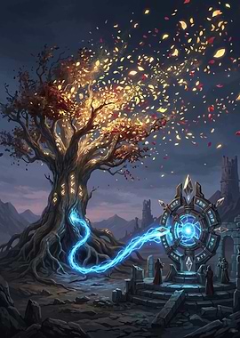 Mystical Tree and Portal