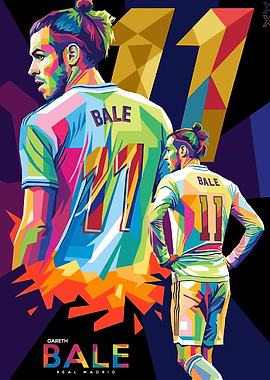 Gareth Bale Pop Art