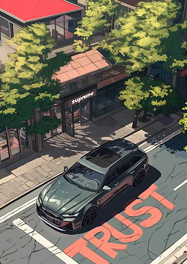 Audi RS6 Avant on a City Street