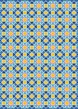 Moroccan Islamic Zellige: Radiant Stars and Geometric Harmony