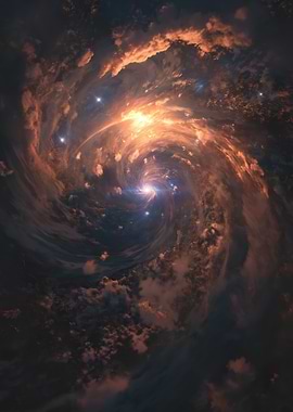 Cosmic Swirl Nebula