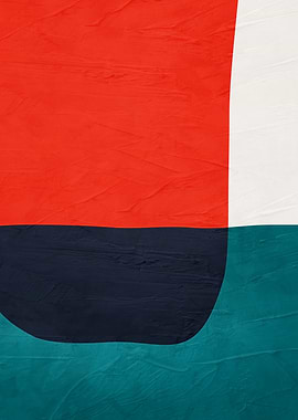 Abstract Geometric Shapes with Textured Background