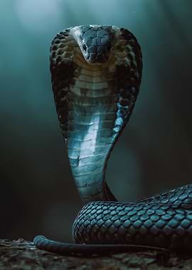 Cobra Snake Portrait