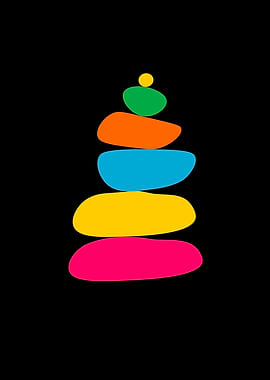 Balance meditation stones