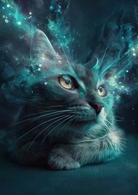 Cosmic Cat Portrait