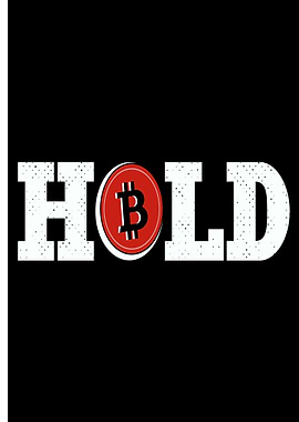 Bitcoin HOLD Text Art
