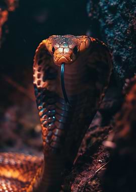 Close-up of a Cobra Snake