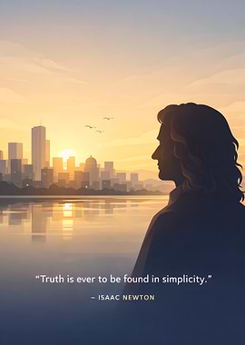 Isaac Newton quote about simplicity