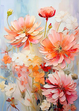 Impressionistic Floral Painting