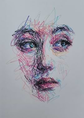 Abstract Portrait Sketch