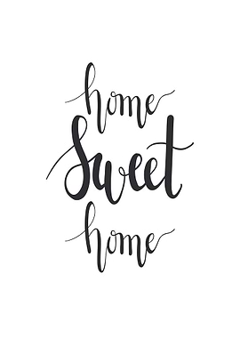 Home Sweet Home Calligraphy