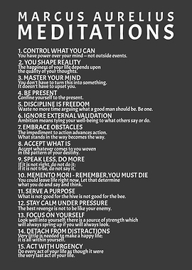 Marcus Aurelius Meditations Motivation Quotes
