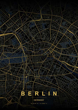 Berlin Map Art