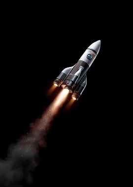 Rocket Launching into Space