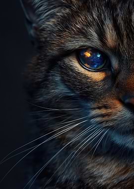 Close-up of a Cat's Eye