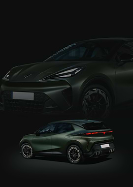 Dark Green Cupra Raval