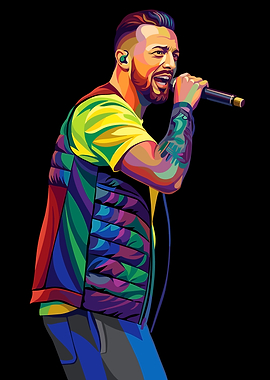 Azet Colorful Singer with Microphone