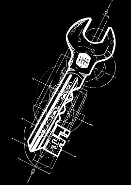 Mechanical Key Blueprint