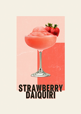 Strawberry Daiquiri Cocktail