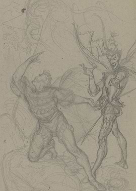 Fantasy Battle Sketch