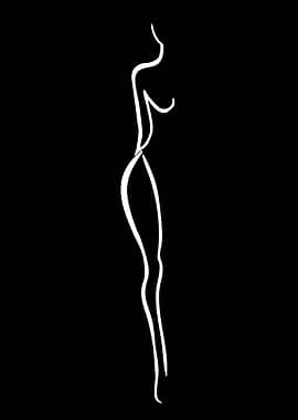 Minimalist Female Silhouette