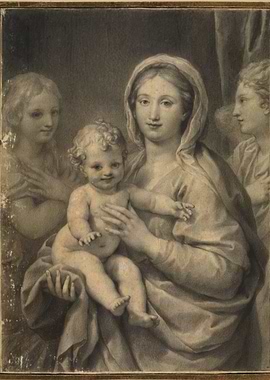 Madonna and Child with Angels