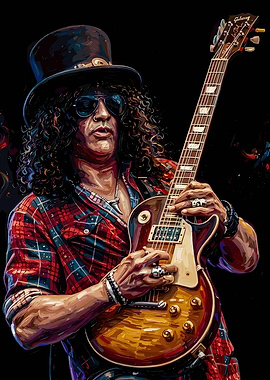 Slash Playing Guitar