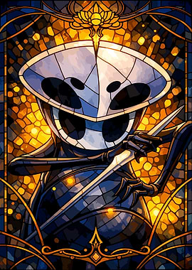 Hollow Knight Stained Glass Art