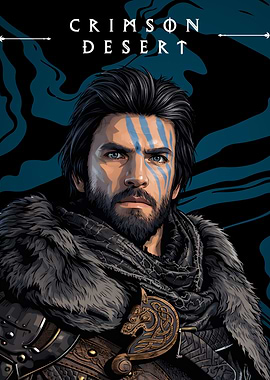 Crimson Desert Warrior Portrait