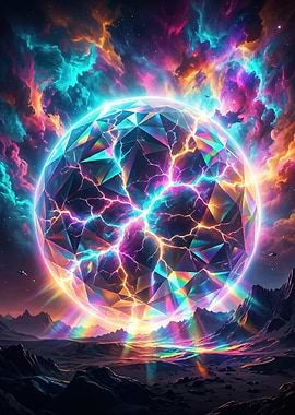 Cosmic Crystal Planet