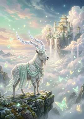 Mythical Goat in Celestial Palace