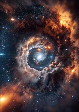 Cosmic Spiral Galaxy