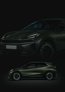 Dark Green Cupra Raval