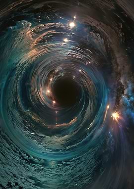 Black Hole Vortex in Space