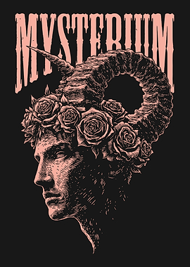 Mysterium Horned Figure with Roses