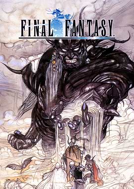 Final Fantasy Title Screen Art