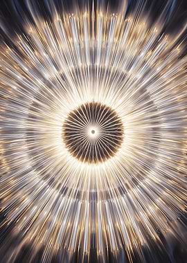 Abstract Radial Light Burst