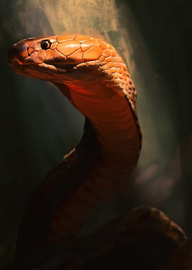 Close-up of a Cobra's Head