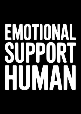 Emotional Support Human Text Art